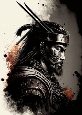 Samurai Warrior close up