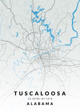 Tuscaloosa City Map