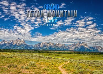 Grand Teton Mountain Range