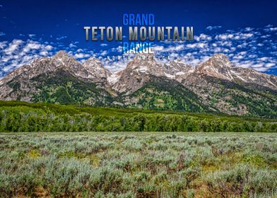 Grand Teton Mountain Range