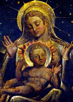 Virgin and Child by Blake