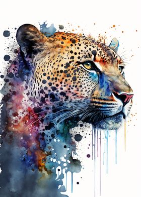 Leopard portrait