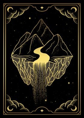 Tarot flying mountains