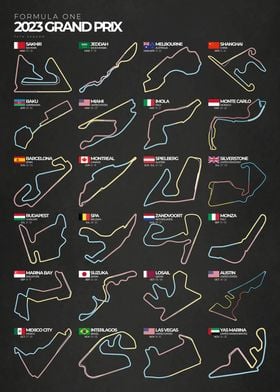 Formula One 2023 Calendar