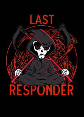 'Last Responder Grim Reaper' Poster by AlmightyFashion | Displate