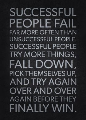 Successful People Fail