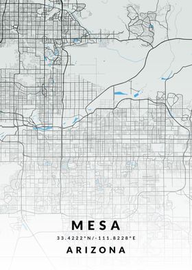 Mesa City Map