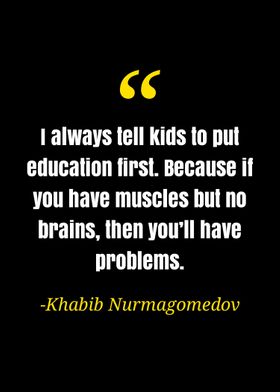 Khabib Nurmagedov quote