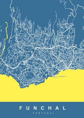 Map FUNCHAL PORTUGAL