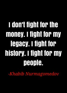 Khabib Nurmagedov quote