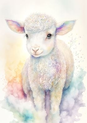 Dreamy sweet little Lamb