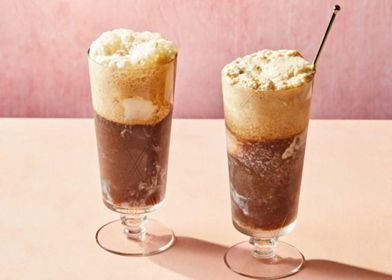 a coffee float