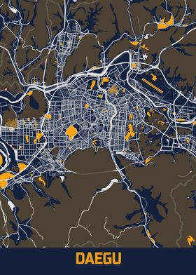 Daegu City Map