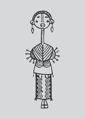 Indian Tribal Women Art