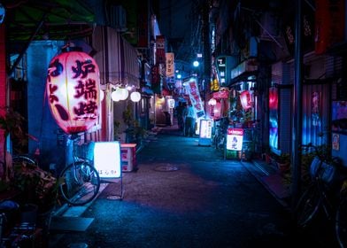 Neon Street Alley