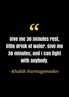 Khabib Nurmagedov quote