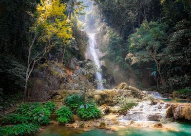 Waterfalls in Laos