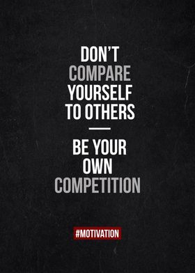 Be your own competition