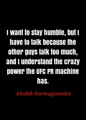 Khabib Nurmagedov quote