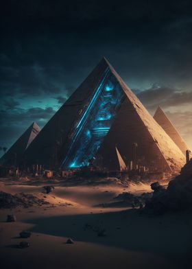 Deep into Ancient Pyramids