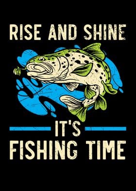 Funny Fishing Posters Online - Shop Unique Metal Prints, Pictures,  Paintings