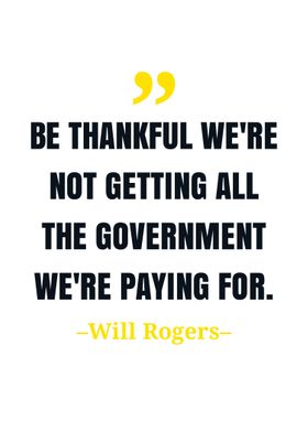 Will Rogers quote