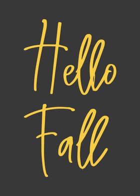 Hello Fall