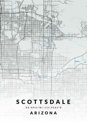 Scottsdale City Map