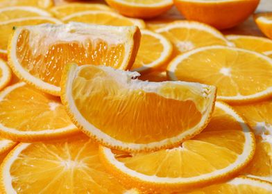 the orange slices