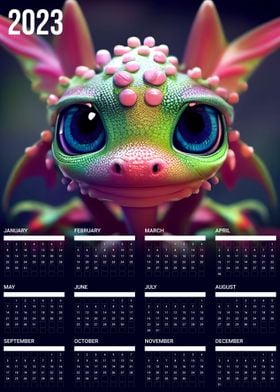 calendar 2023 dinosaur