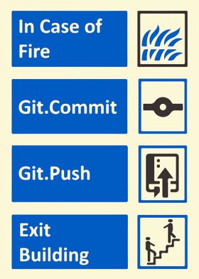 In Case Of Fire Git Commit