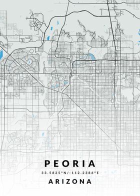 Peoria City Map