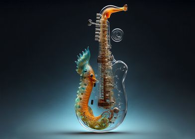 Fish in Glass Saxophone