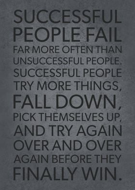 Successful People Fail