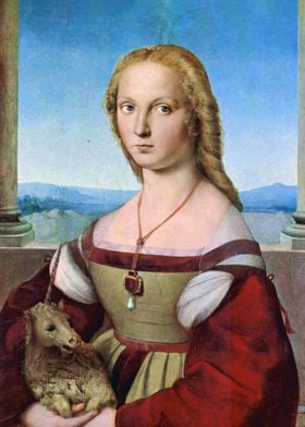 Woman with Unicorn