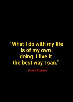 Frank Sinatra quotes 