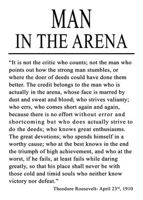  Man in the Arena