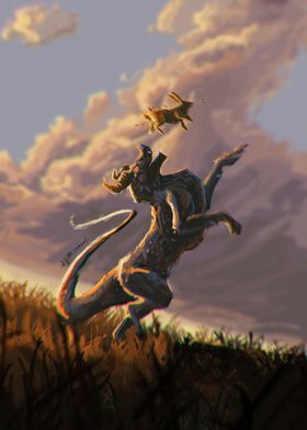 Hunting dragon