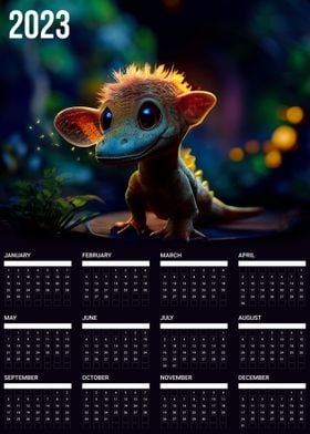 calendar 2023 animals