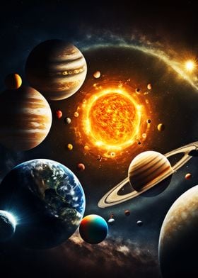 Solar System Painting