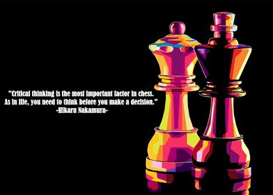 chess quotes pop art 