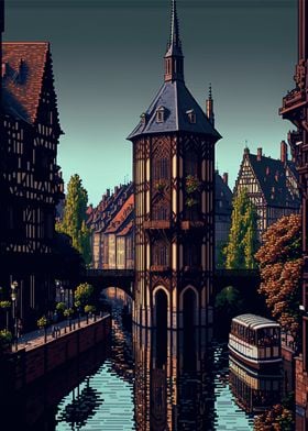 Strasbourg Pixel art 