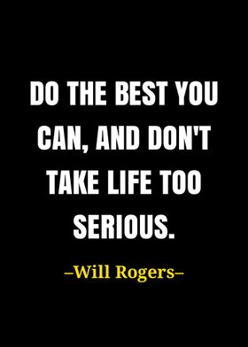 Will Rogers quote