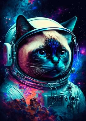 Cosmic Cat in a Spacesuit