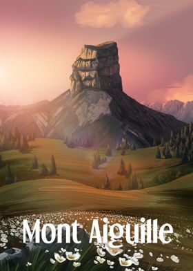 Mont Aiguille Poster