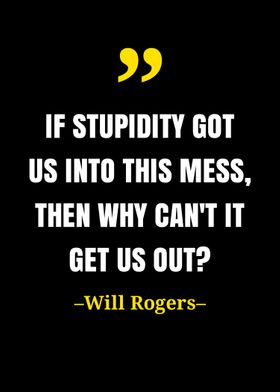 Will Rogers quote