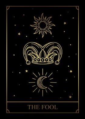 Tarot the fool moon sun