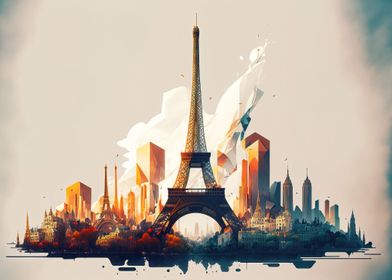 Skyline of Paris