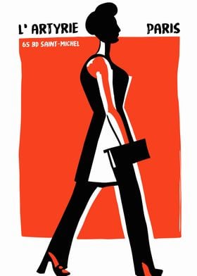 Parisian Fashion Poster