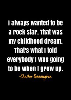 Chester Bennington quote 